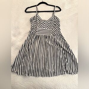 Express- Navy and White Mini Dress